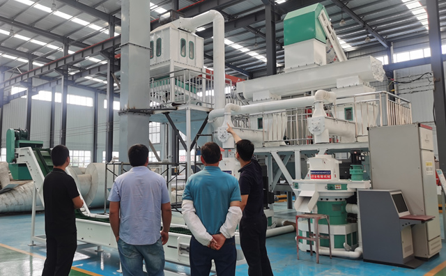 生物质颗粒机生产线